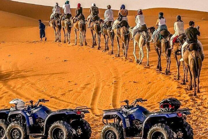 2Tage Fes Wüstentour mit unvergesslichem Sonnenuntergang & Quad-/Kamelfahrt