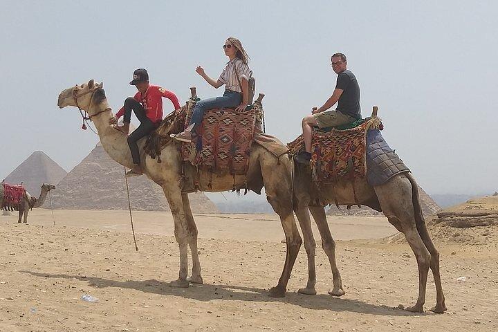 Ganztägiges Grand Egyptian Museum (Gem)&Pyramiden von giza&free Camel