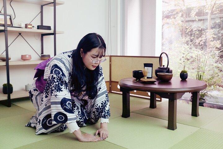 Matcha Kimono Teezeremonie in Tokio