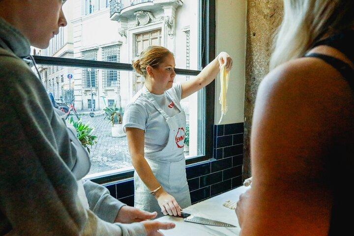 Classe de Cozinha de Pasta e Tiramisu com Prosecco em Roma
