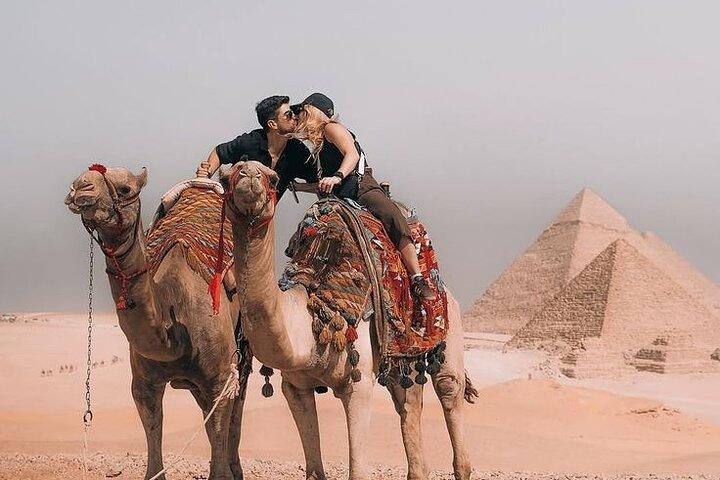 Privat heldags Giza pyramider och stora egyptiska museet