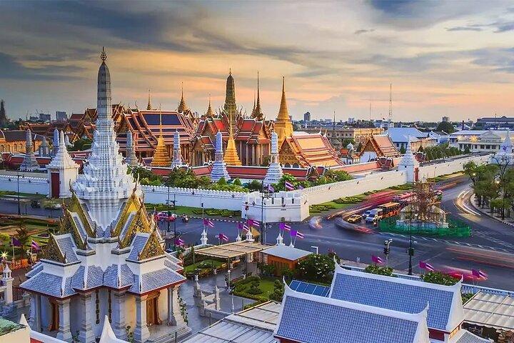 Bangkok Grand Palace, marché flottant et marché de Maeklong