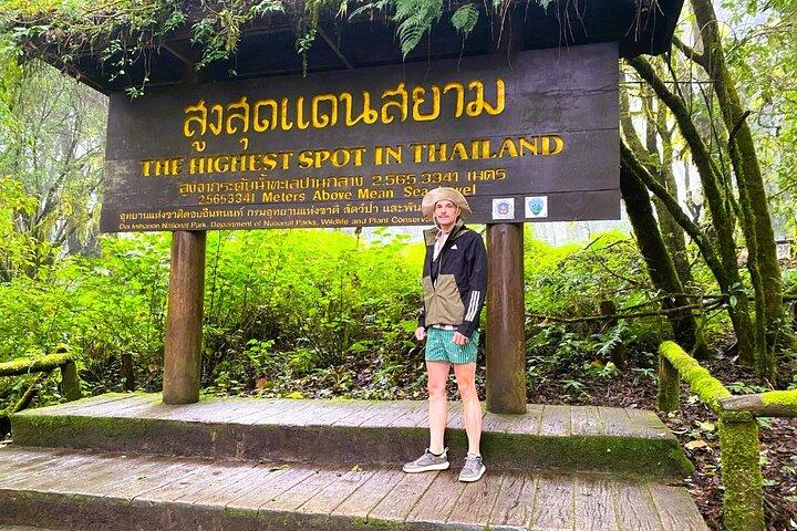 Expérience de VTT à Chiang Mai avec le sommet du parc national de Doi Inthanon