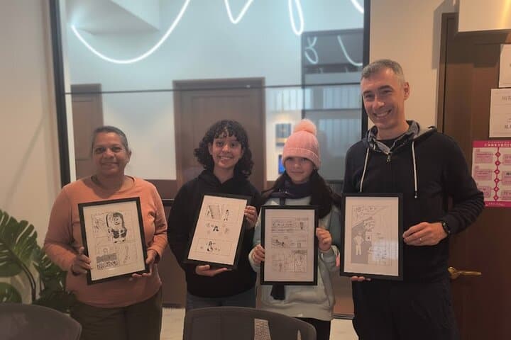 Manga Drawing Workshop in Tokyo and Manga History