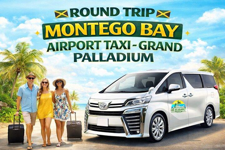 Táxi de ida e volta do Aeroporto de Montego Bay - Grand Palladium