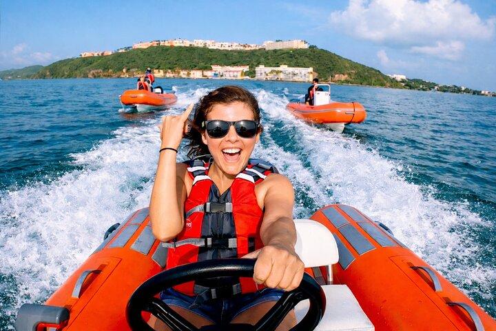 Tour de buceo en mini barca a la isla de Icacos