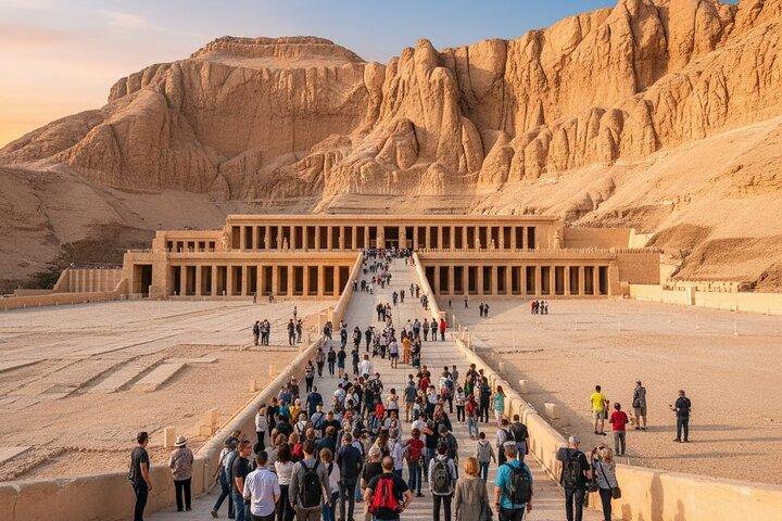 Privat Heldagstur till Luxor Västbanken Templen och Gravar