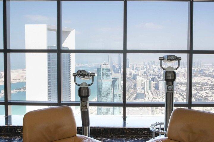 アブダビ市内観光：グランドモスク、エティハドタワー、宮殿＆ルーブル