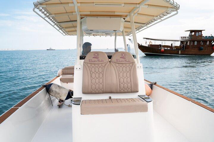Doha : Privé Speedboot Vistrip met Pick & Drop