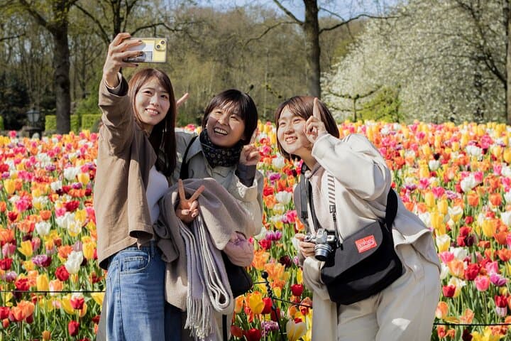 Amsterdam Airport: Shuttle to Keukenhof. Ticket & Flexible Return