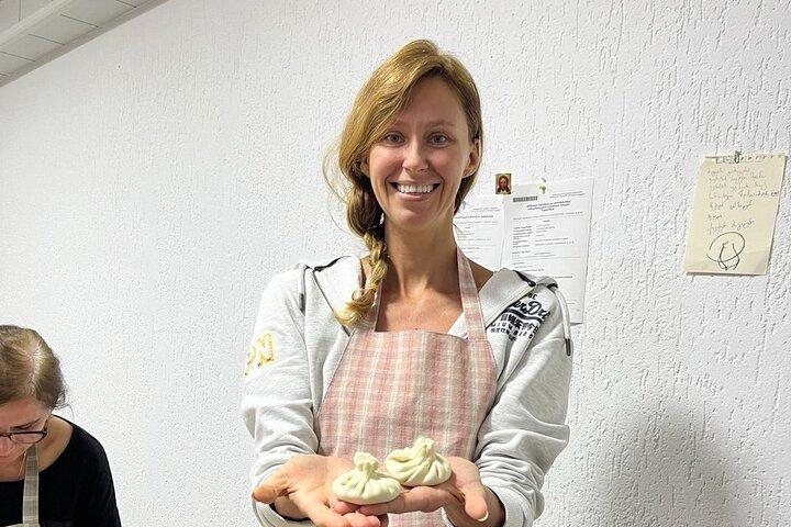 Corso di cucina Khinkali e Khachaluri con un vino naturale