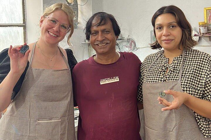 Esperienza privata di scultura di pietre preziose a Jaipur