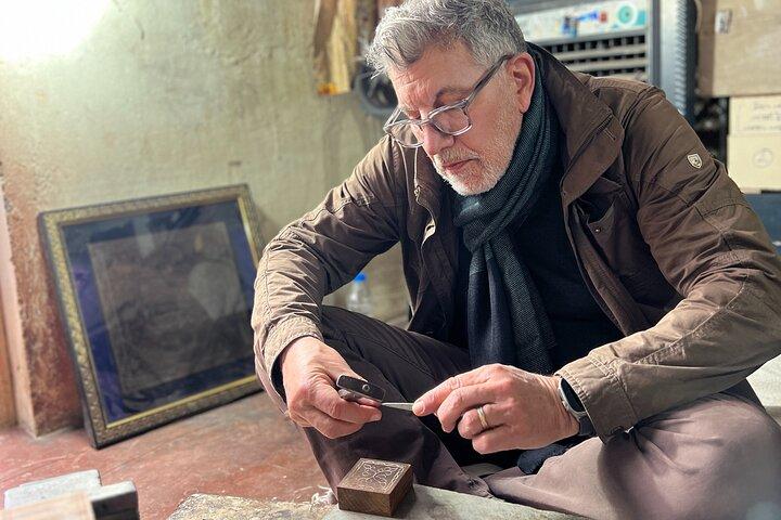 Hands-on Tarkashi (Metalldrahteinlage auf Holz) Erfahrung in Jaipur