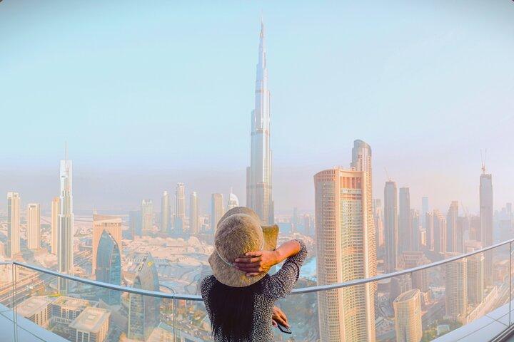 Dubai Private Tour af Creek, Souks, Frame og Burj Khalifa Entré