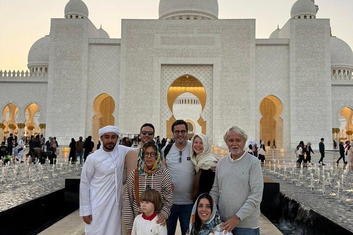 Visite privée de la grande mosquée Sheikh Zayed
