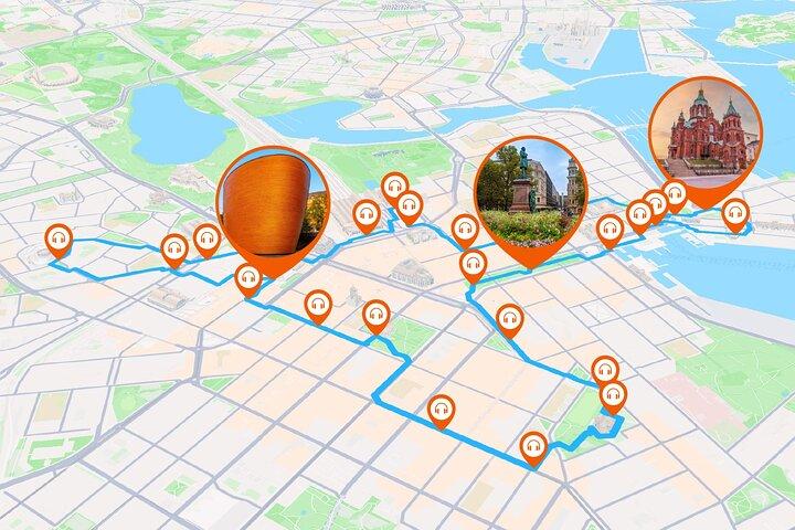 Helsinki audioguidet byvandring: 3 timer og 26 lydkommentarer