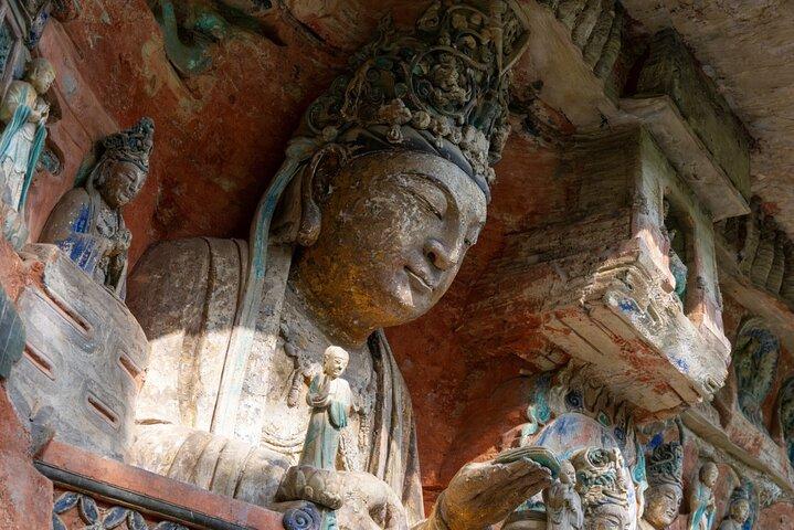 Dazu Rock Carvings Privat heldagstur från Chongqing