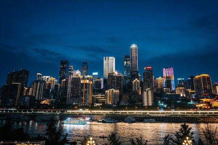 Privat Chongqing belyst nat-tur