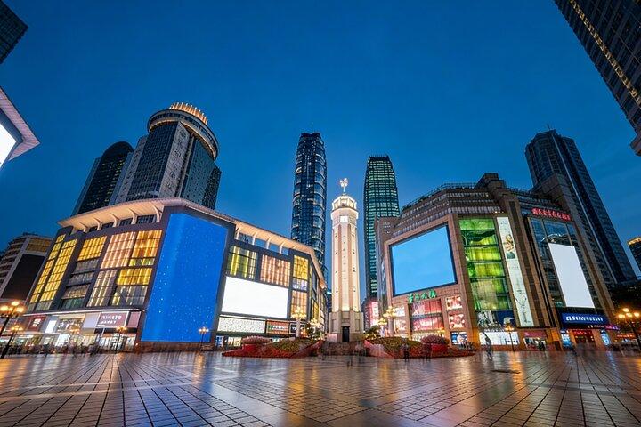Privat Chongqing belyst nat-tur