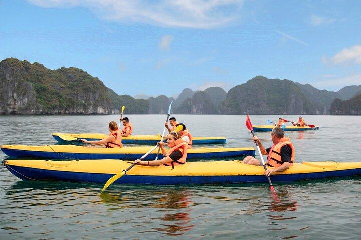 Esperienza premium di crociera di un giorno a Lan Ha Bay da Hanoi