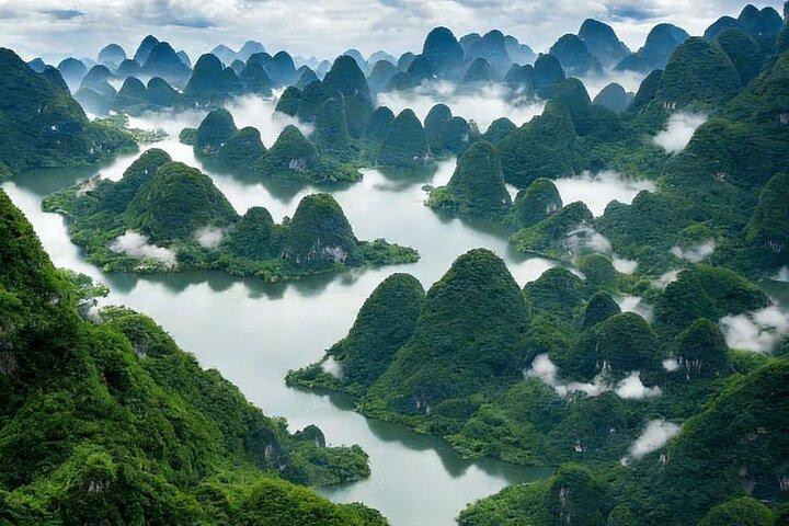 Excursão particular de 3 dias aos destaques de Guilin saindo de Chongqing de trem-bala