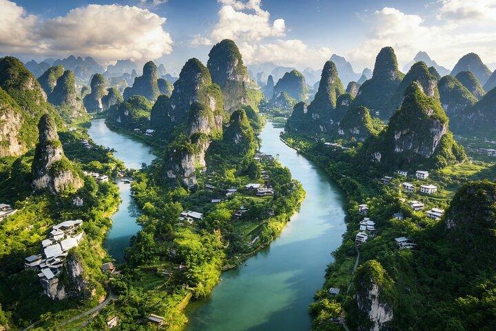 Excursão particular de 3 dias aos destaques de Guilin saindo de Chongqing de trem-bala