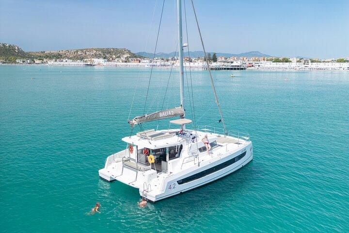 Cagliari Catamaran Sailing Tour Scenic Coastline and Snorkeling