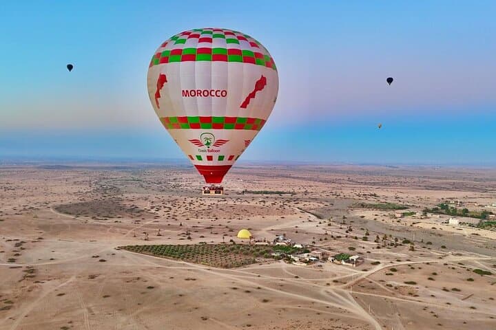 Marrakech Sunrise Hot Air Balloon Ride in with Berber House