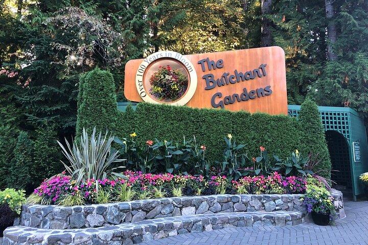 Express-Shuttle zu den Butchart Gardens und Samstag Feuerwerk