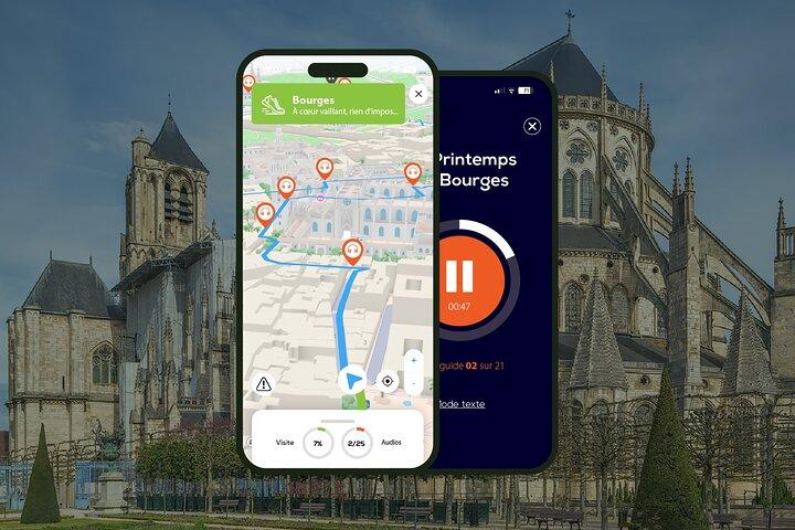 Bourges: Audioguidet byvandring, 1 time og 20 minutter med 22 lydkommentarer