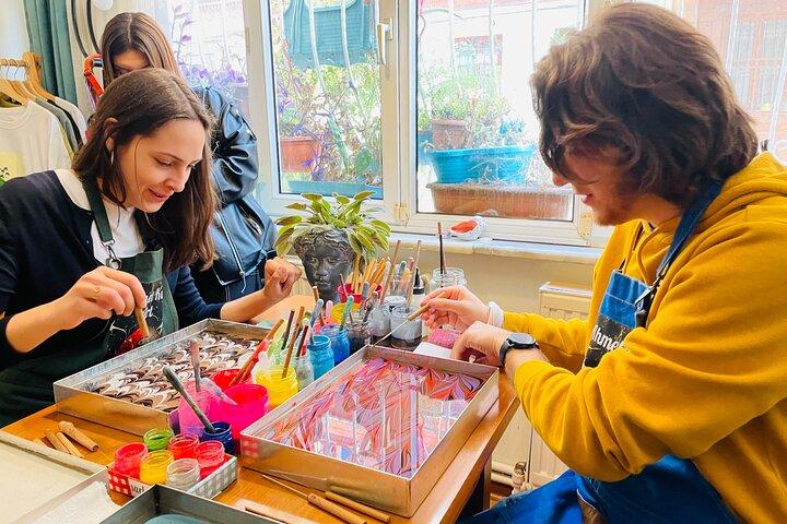 Private Paper Marbling Turkish Art Ebru Class At Locals Home