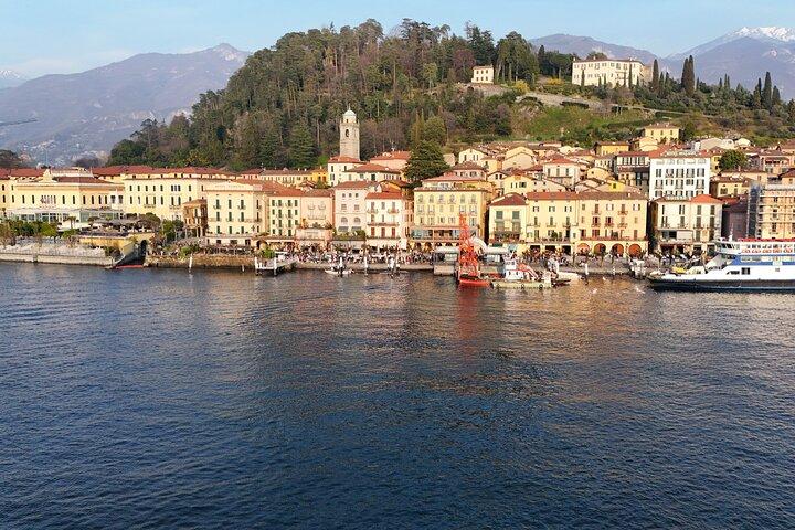 Schnellbootfahrt auf dem Comer See von Como nach Bellagio mit Prosecco
