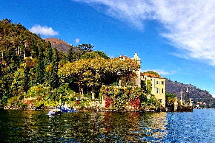 Tour en lancha rápida del Lago de Como de Como a Bellagio con Prosecco