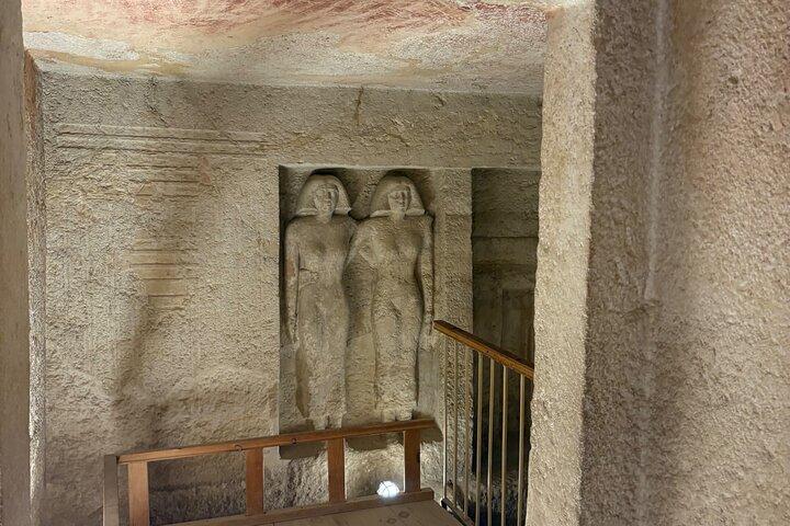 Visite privée : Pyramides de Gizeh et tombeau caché de la reine Meresankh