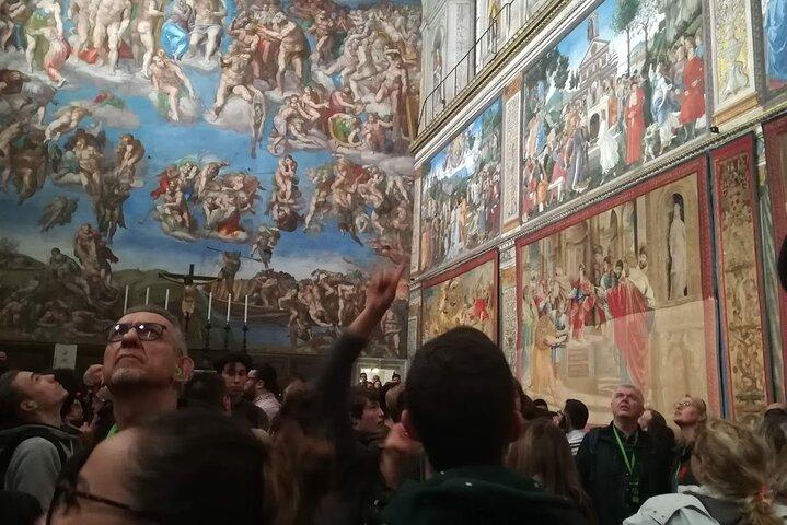 Vaticaans museum en Sixtijnse Kapel voor niet-wandelende bezoekers