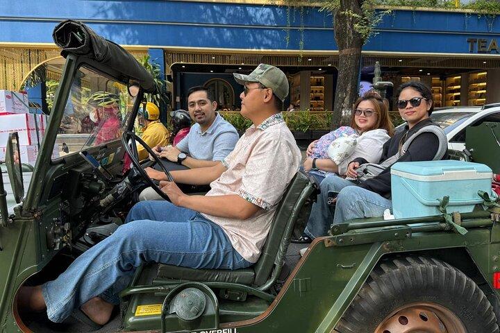 Saigon Night Food Adventure : US Army Jeep & Local Motorbike