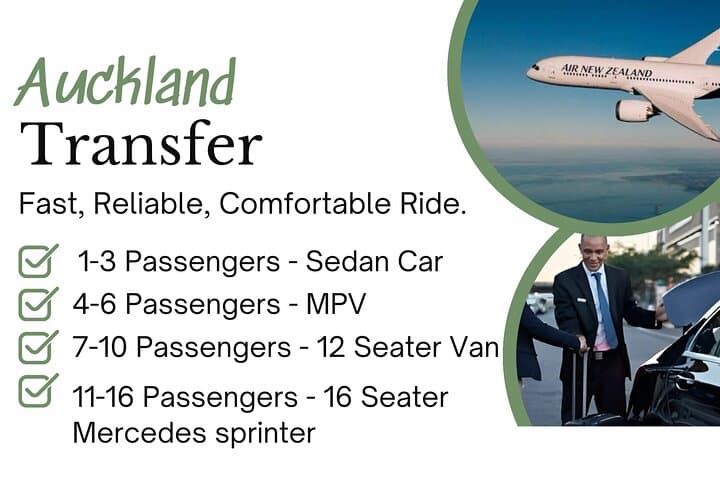 Auckland Airport Transfer To and From City Center