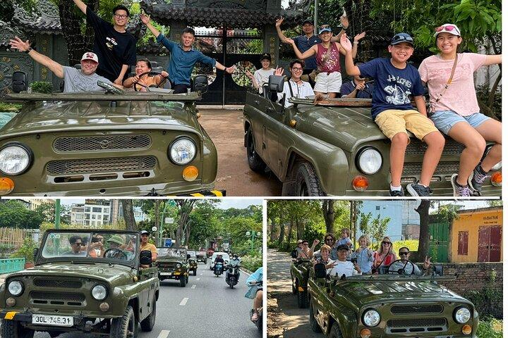 Tour della città in jeep di Saigon, Backstreet, gemme nascoste della cultura 4 ore