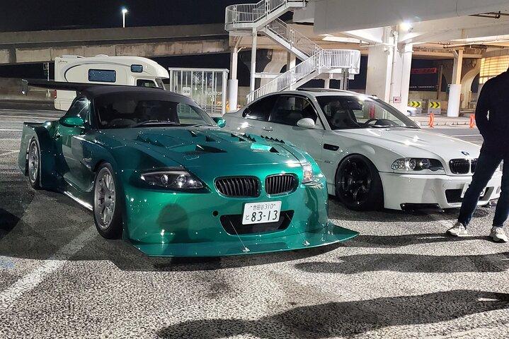 名車待ち合わせスポット大黒へ豪華団体旅行