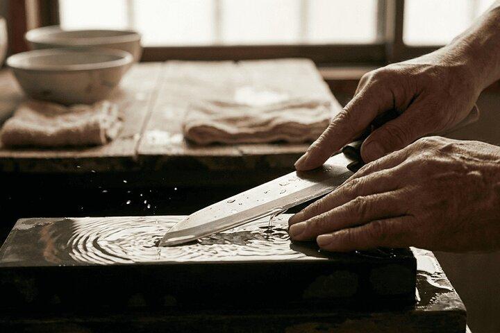 Kyoto: Traditionel japansk køkken kniv efterbehandling workshop
