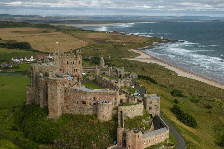 Holy Island of Lindisfarne og Bamburgh Slot privat tur