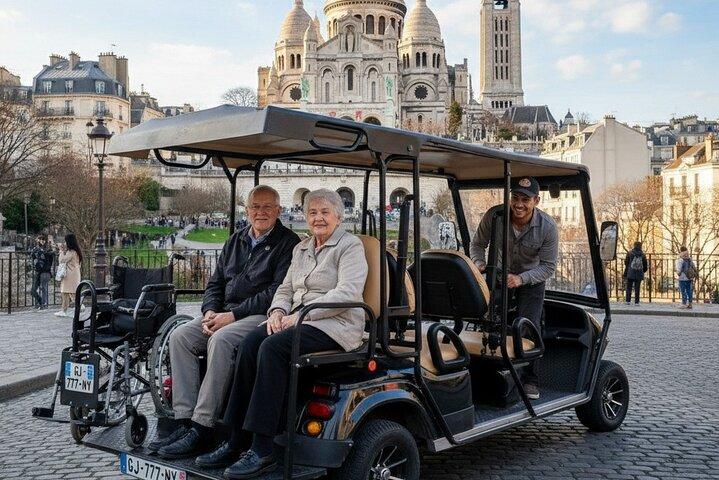 Privé Parijs Golf winkelwagen Tour Moeiteloos bezienswaardigheden (Hotel Pick-up)