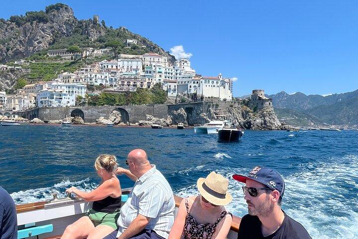Amalfi Coast Adventure : Coastal Drive & Boat Cruise from Sorrento