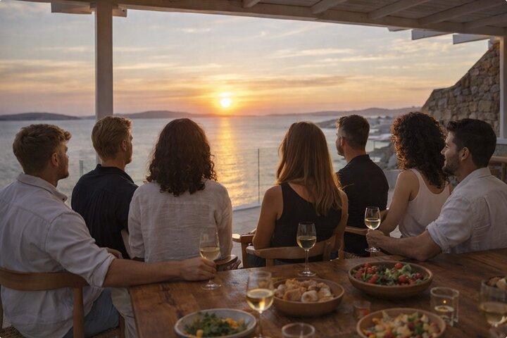 ミコノス島でユニークなサンセット料理教室