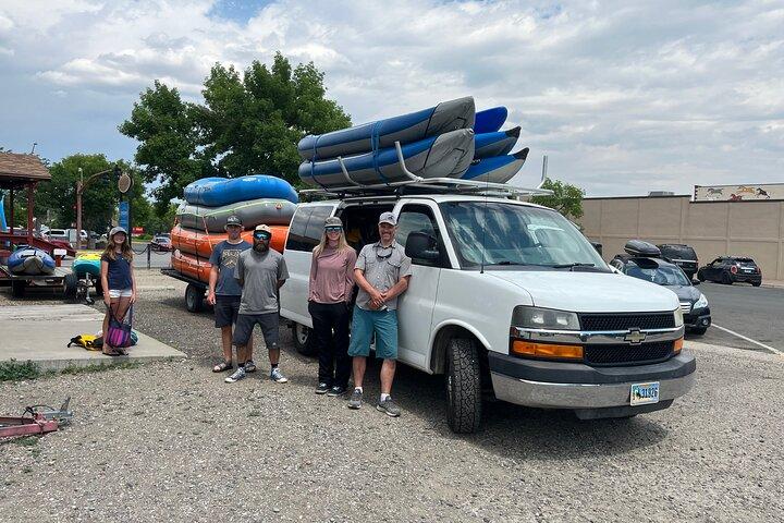 Rafting en el río Shoshone