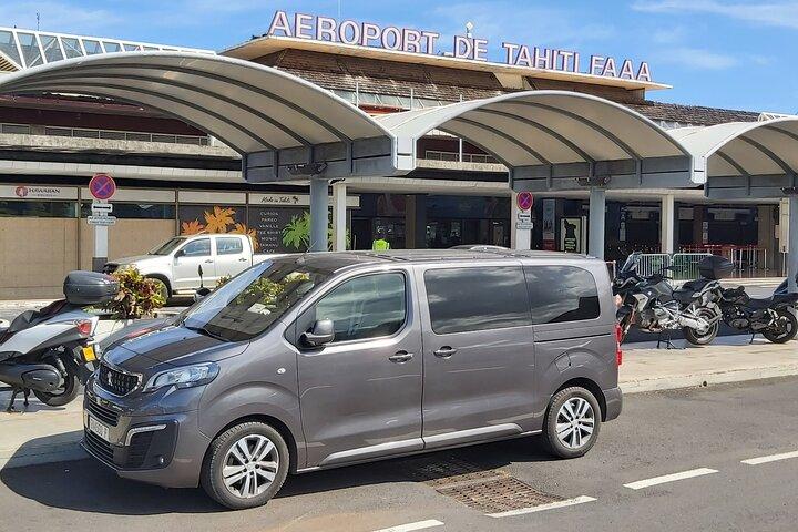 タヒチのプライベート空港ホテルと港送迎