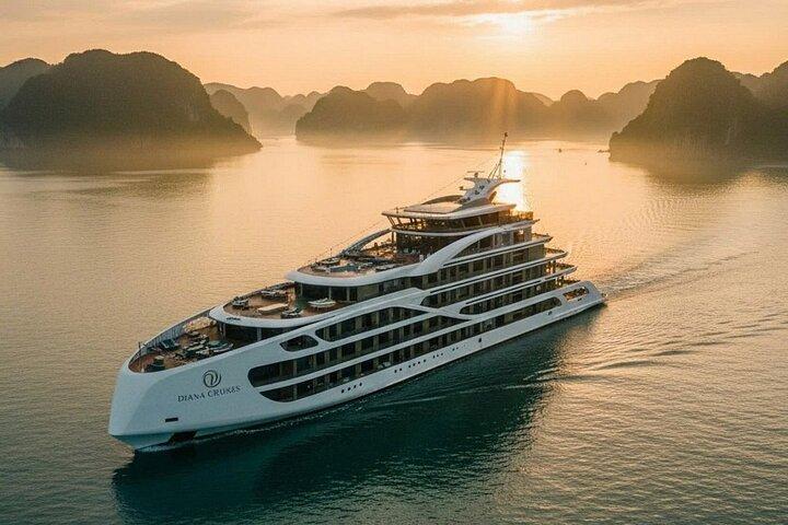 Hanoi: Diana Luxury Cruise 2 dias 1 noite Descubra Lan Ha Bay