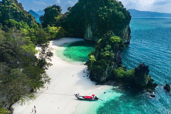 Krabi Hong Island Escape : Excursion en bateau le matin et au coucher du soleil