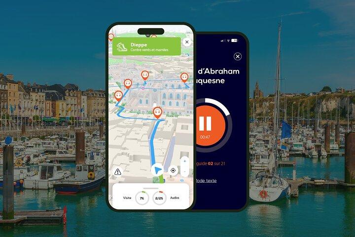 Dieppe: 2-timers audioguidet byvandring med 22 lydkommentarer