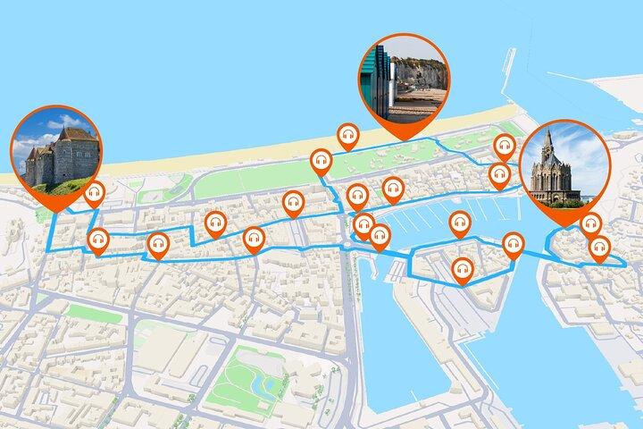 Dieppe: 2-timers audioguidet byvandring med 22 lydkommentarer